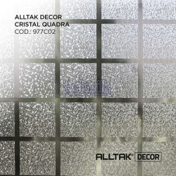 Alltak Decor Cristal Quadra 1,22 Largura	