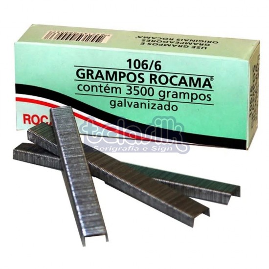 Grampo Rocama Galvanizado 106/6